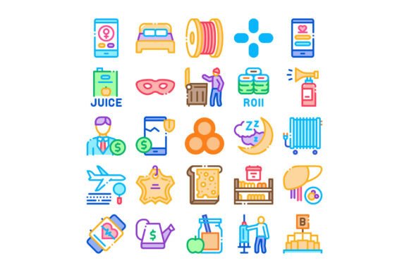 Business Icons Collection: Illustration & Color