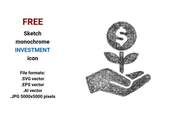 FREE Sketch Investment Icon