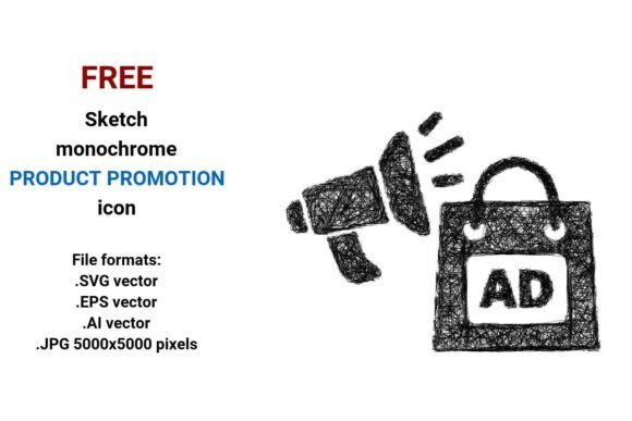 FREE Sketch Product Promotion Icon