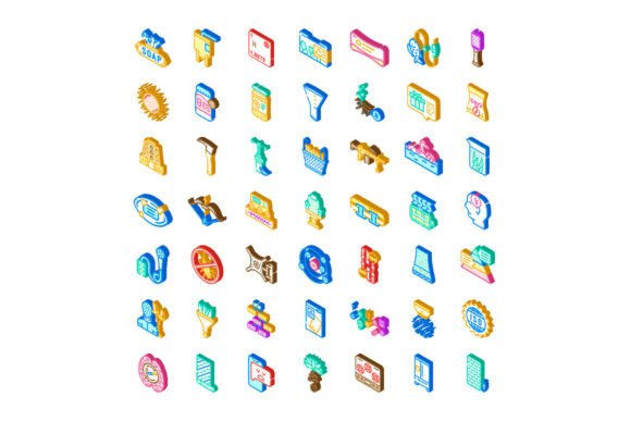 Isometric Icon Set for Science and Manuf: Clarity, Consistency, and Context in Visual Communication