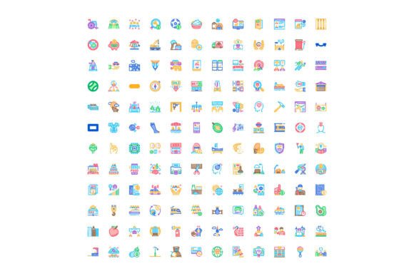 Modern Business Service Industry Icon Co