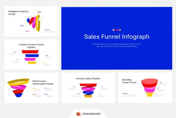 Sales Funnel Infography PowerPoint