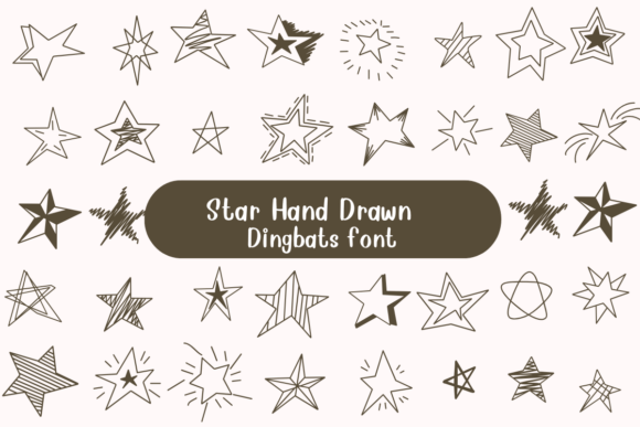 Star Hand Drawn: Celestial Icons, Hand-Sketched Soul